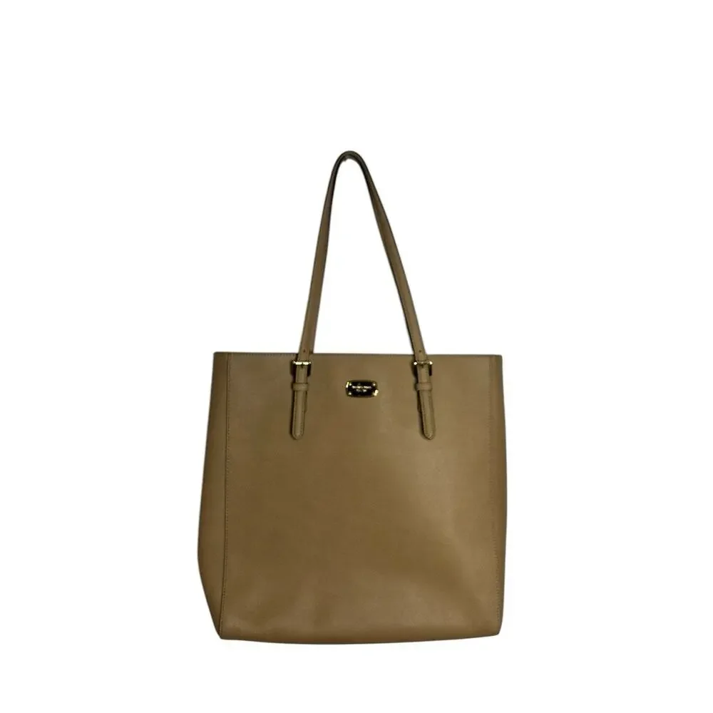 Michael Kors Jet Set Travel NS Safiano Leather Tote Handbag Purse Luggage